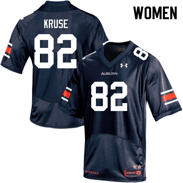 Women #82 Jake Kruse Auburn Tigers College Football Jerseys Sale-Navy - Click Image to Close